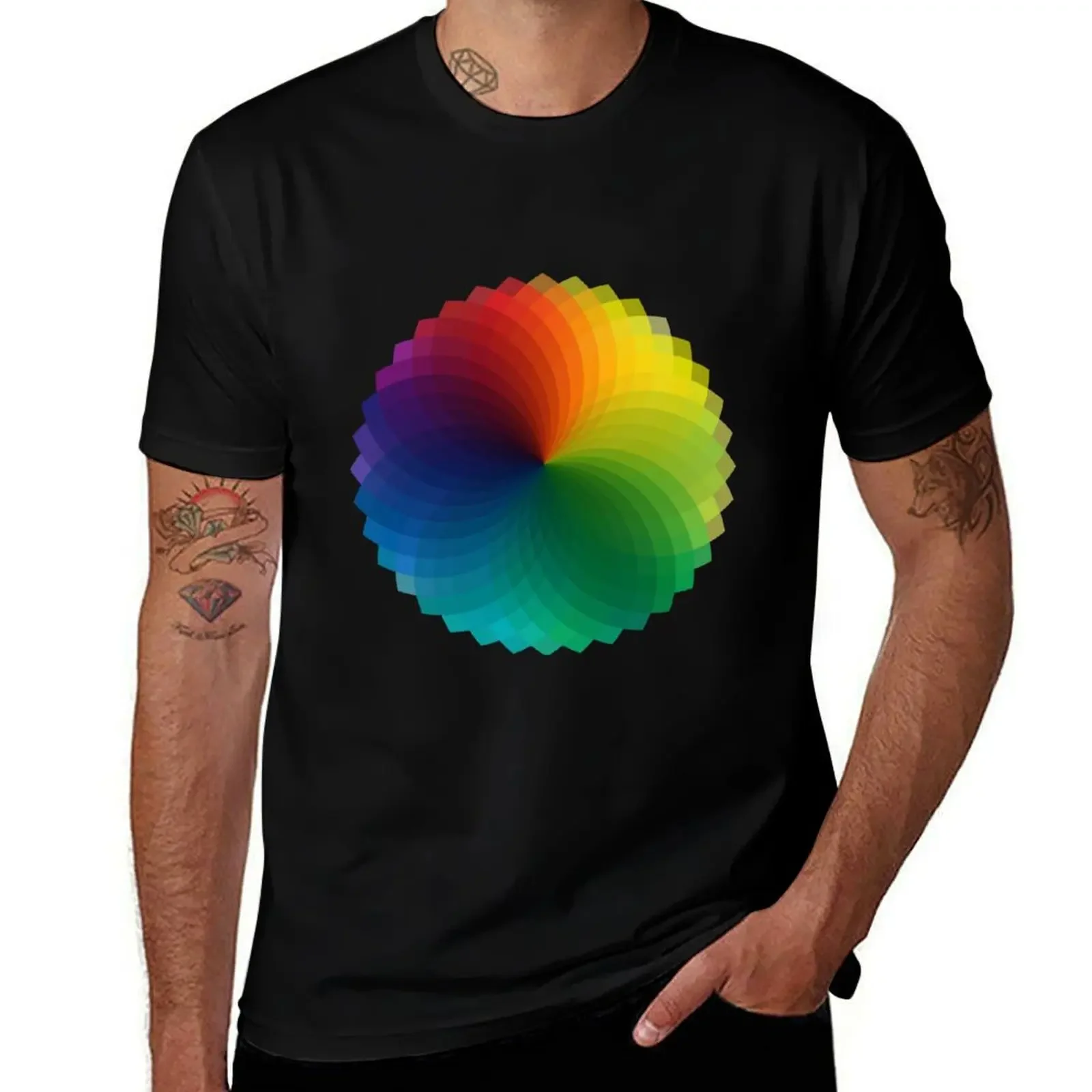 

Color Wheel - Design Colour Theory T-Shirt oversized anime tshirt vintage t shirt men