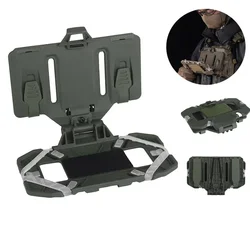 Tactical Vest Phone Holder Foldable Cell Phone Board Plate Molle Carrier Board Molle Mount For 4.7