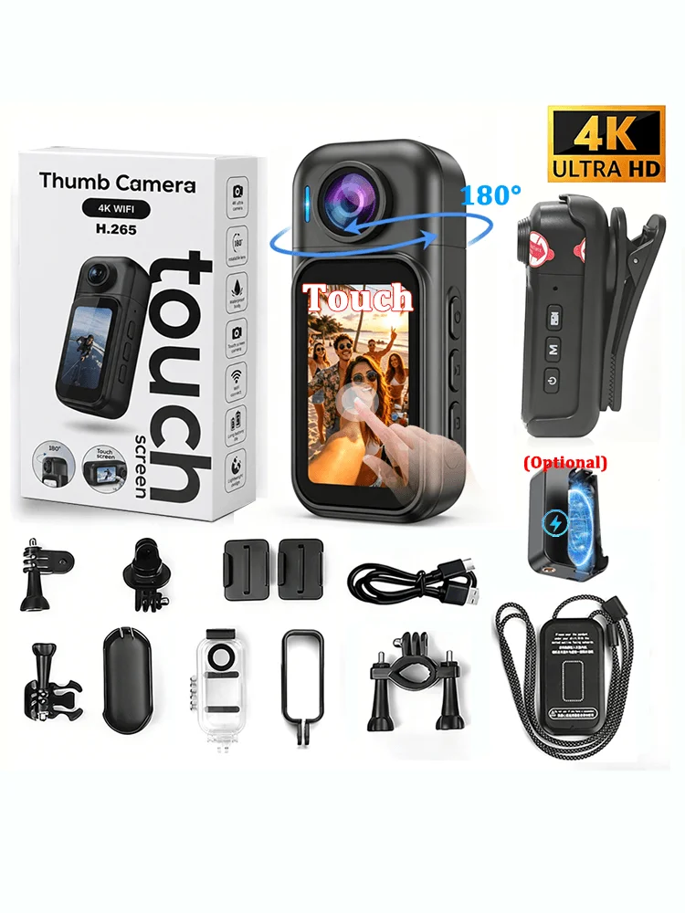 AliExpress WDSZKMYF 4K/1080P Mini Outdoor Sports Camera In Helmet Motorcycle Bike Sport Filming Bicycle Action Body Cam Video WIFI POV Vlog camera