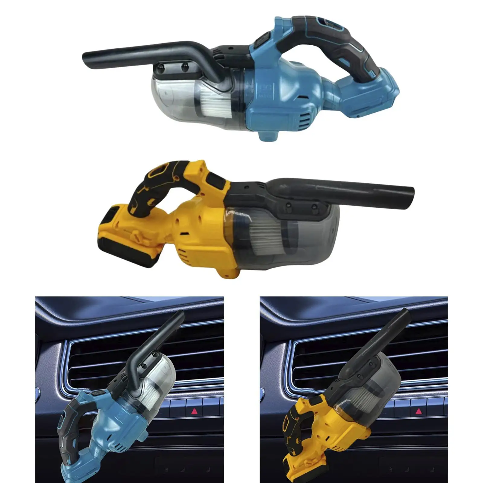 Cordless Handheld Vacuum Rechargeable Small Hand Vacuum Compact Strong Suction Portable for Pet Hair Carpet Floor Boat Auto