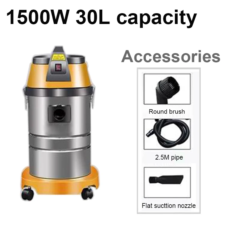 Commercial High Power Vacuum Cleaner Car Washer Wet Dry Sweeper Suction Machine Aspirator Dust Catcher Collector Water Absorber