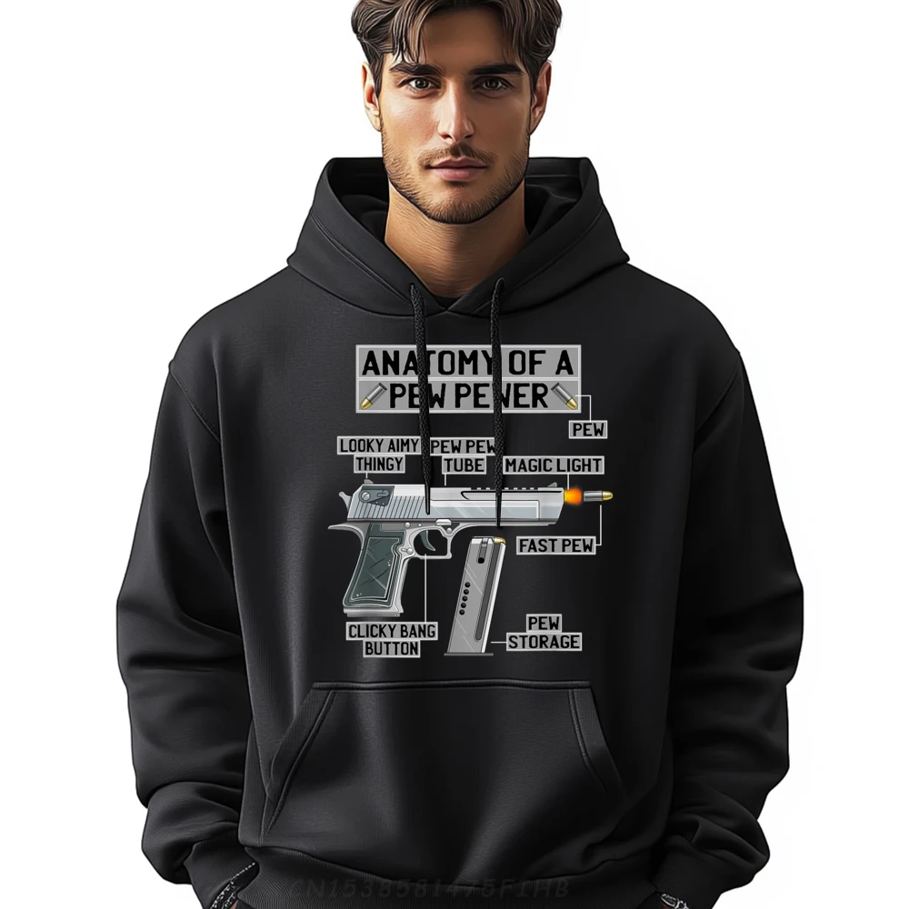 

Sarcastic Anatomy Of A Pew Vintage Thanksgiving Day Crew Neck Men Hoodies Casual Hoodies Funky Long Sleeve Sweatshrt