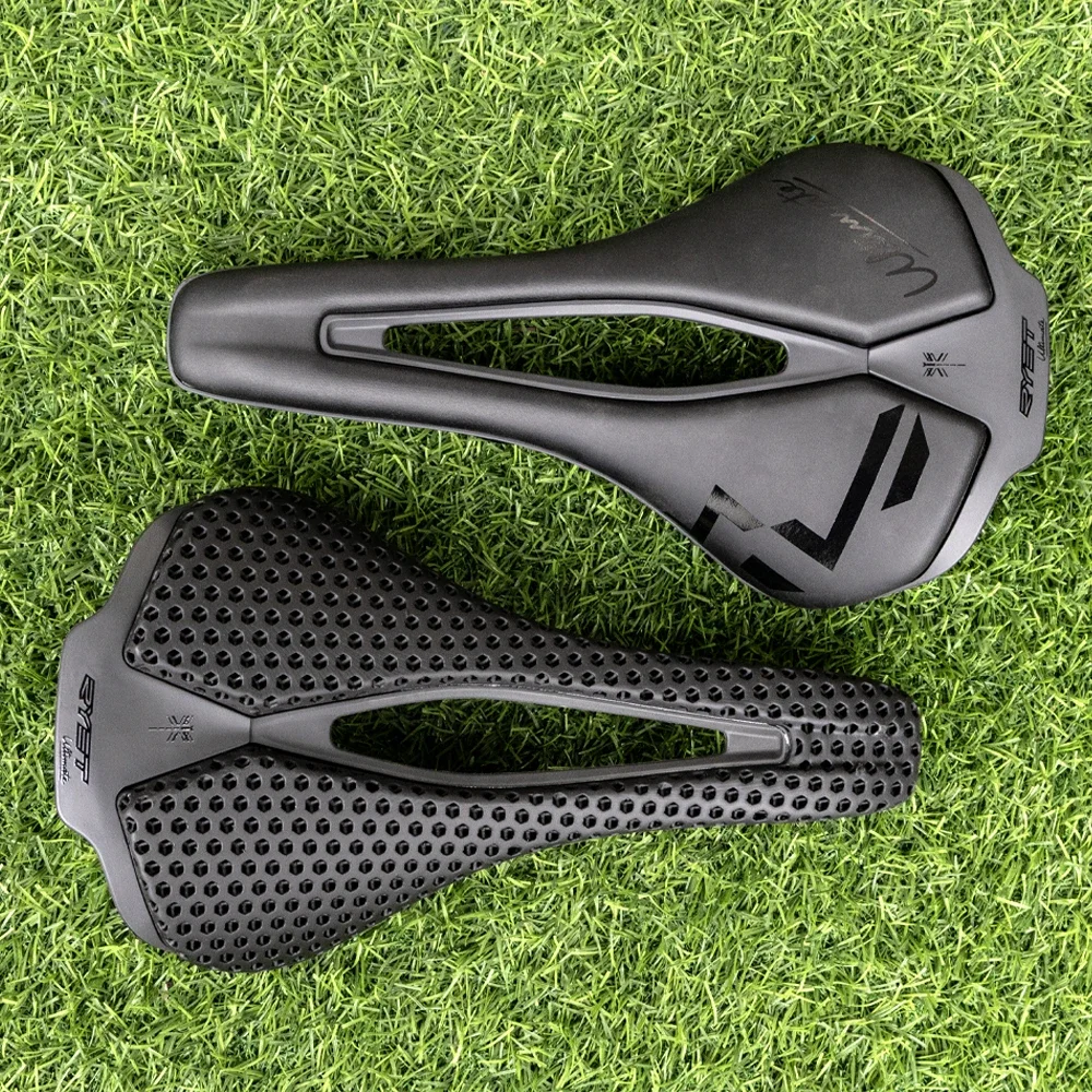 RYET 3D Printed sella per bicicletta 120g cuscino in carbonio Super leggero posti a sedere per bici per MTB Gravel Road Bike Seat accessori per ciclismo