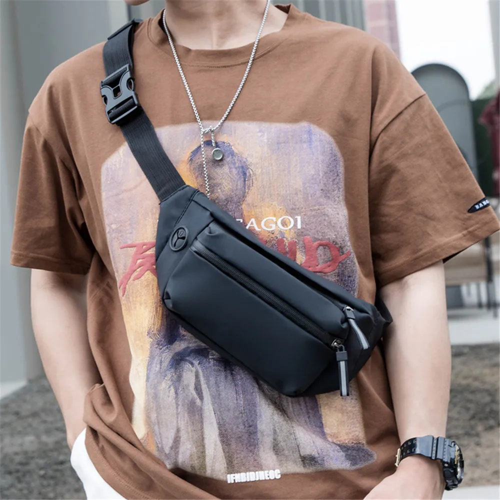 Outdoor Sports Waist Bag For Men Running Cycling Belt Bag Fashion Shoulder Bags Male Travel Phone Pouch