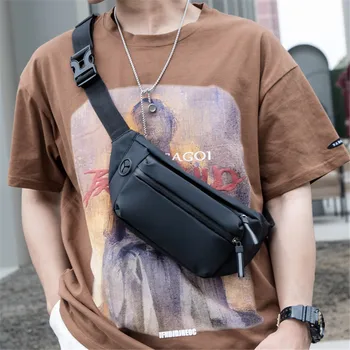 Outdoor Sports Waist Bag For Men Running Cycling Belt Bag Fashion Shoulder Bags Male Travel Phone Pouch