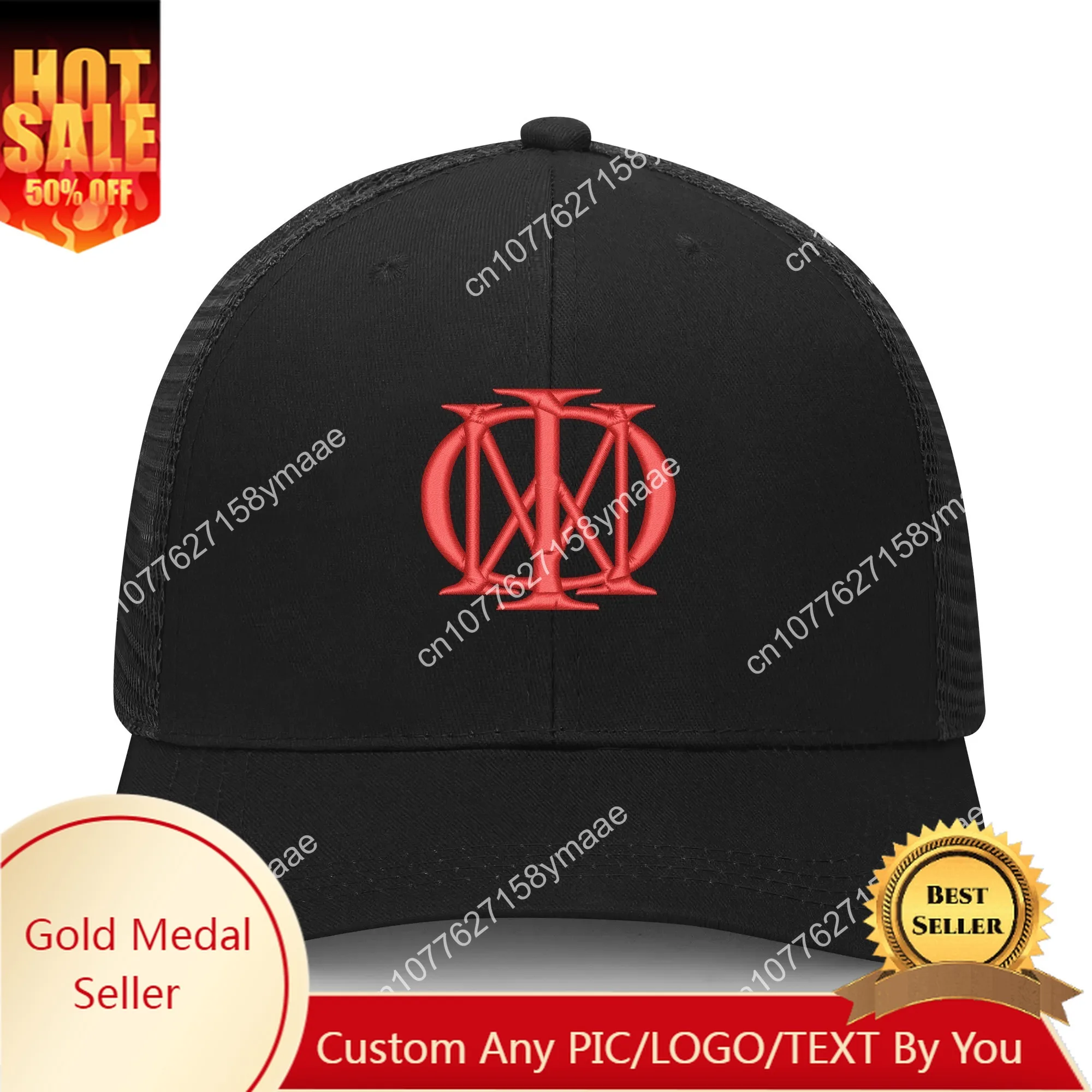 

Dream Theater Rock Band Embroidery Hat Mens Womens Sports Baseball Hat Hip Hop Breathable Summer Headwear Custom Made Caps Logo