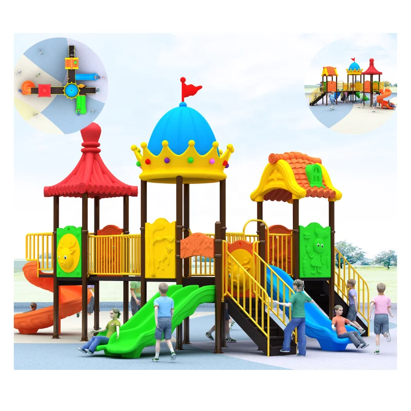 2027 Multifunctional Outdoor Play Equipment - Large Children's Slide - Ideal for Outdoor Playgrounds for Children.