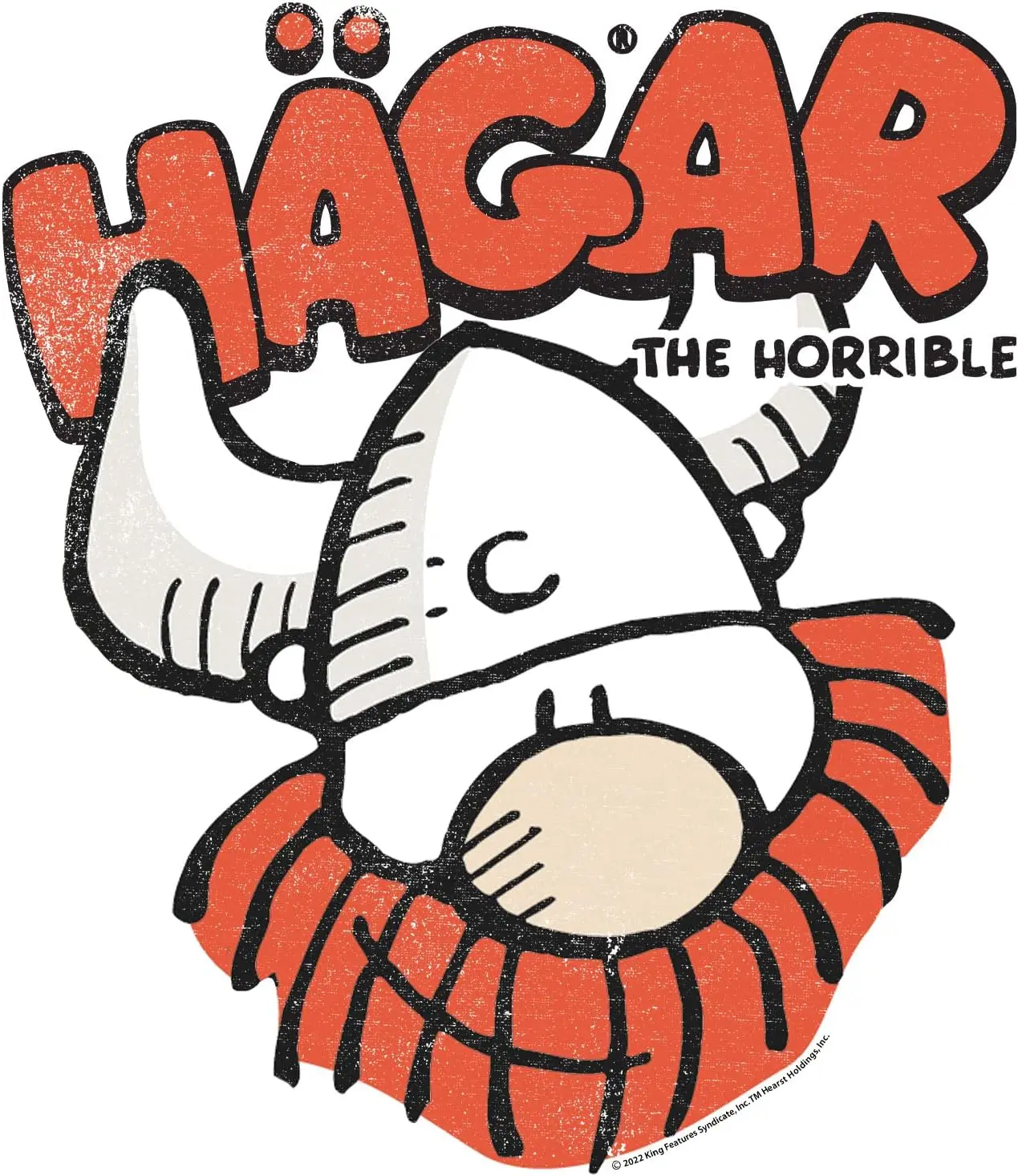 Hagar The Horrible Comic Vintage Style Adult Short Sleeve T-Shirts Graphic Tees