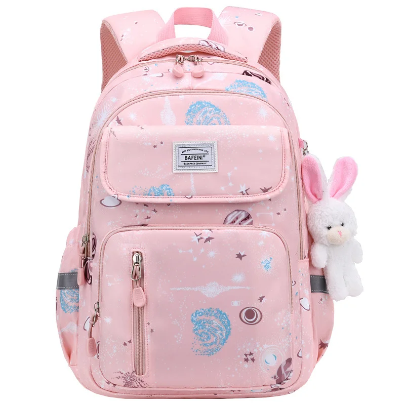 Beautiful Starry Sky Students Schoolbag Waterproof Wear-resistant Large Capacity Lightweight Leisure Travel Shoulder Backpacks