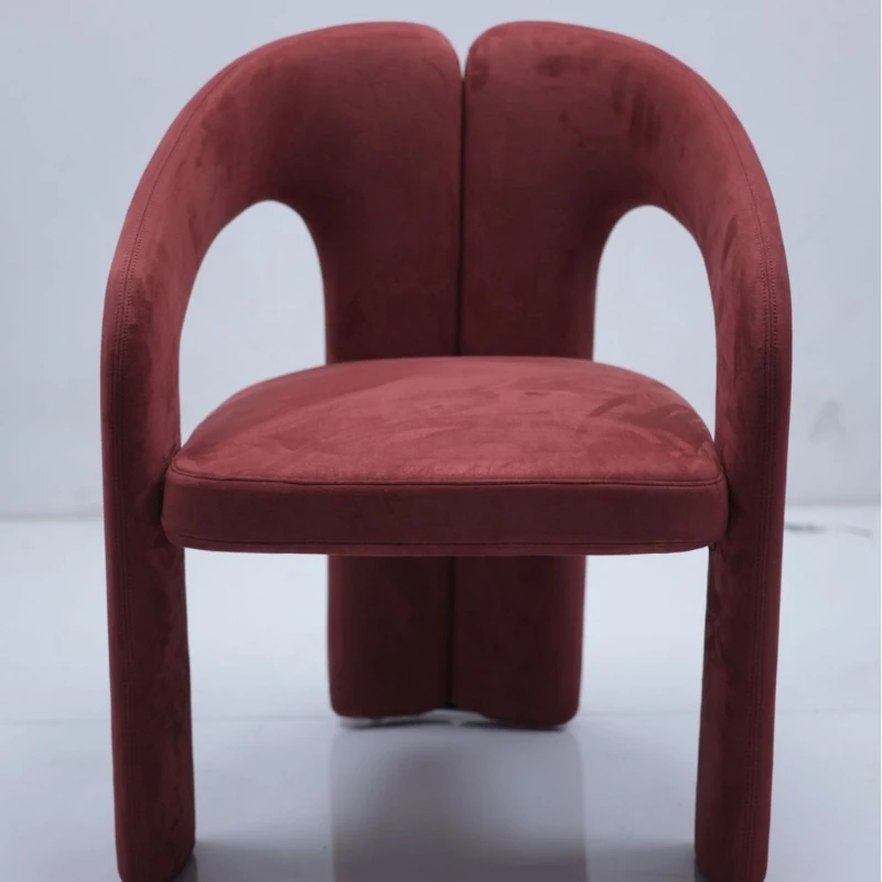 كرسي طعام كاجوال مريح للمنزل، كرسي خلفي لتقديم الطعام، مقعد تجاري