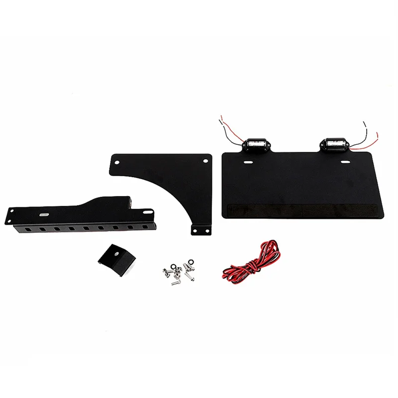 

1 комплект рамки номерного знака, держатель рамки заднего номерного знака для Jimny 2019 2020 2021 2022 2023, аксессуары черного цвета