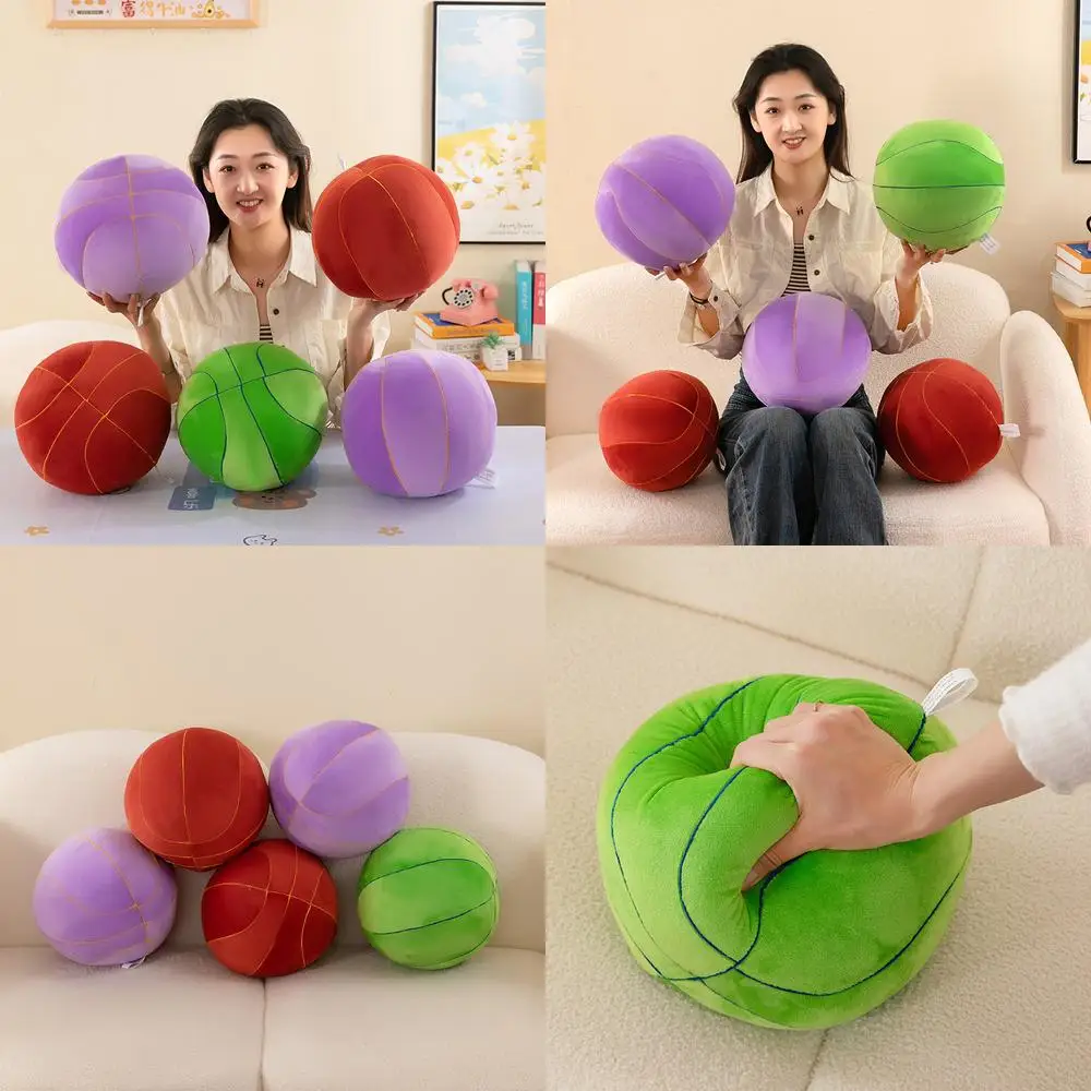

Кавайная плюшевая игрушка, милая наполненная кукла для детей, подарок на день рождения, мягкая баскетбольная плюшевая детская подушка для сна, оптовая продажа