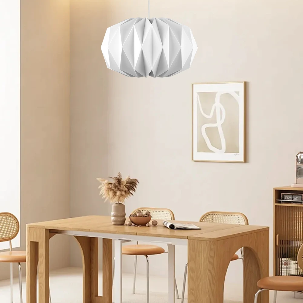 

Paper Lamp Shade Pleated Lamp Shade Foldable Hanging Light Shade DIY Pendant Light Lampshade Decorative for Home Office Hotel