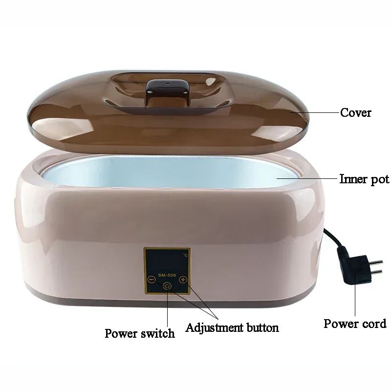 4000mL Wax Heater Depilation Hot Wax Machine Paraffin Pot Warmer Hair Removal Wax-Melt Machine Quick Heater Wax Therapy Machine