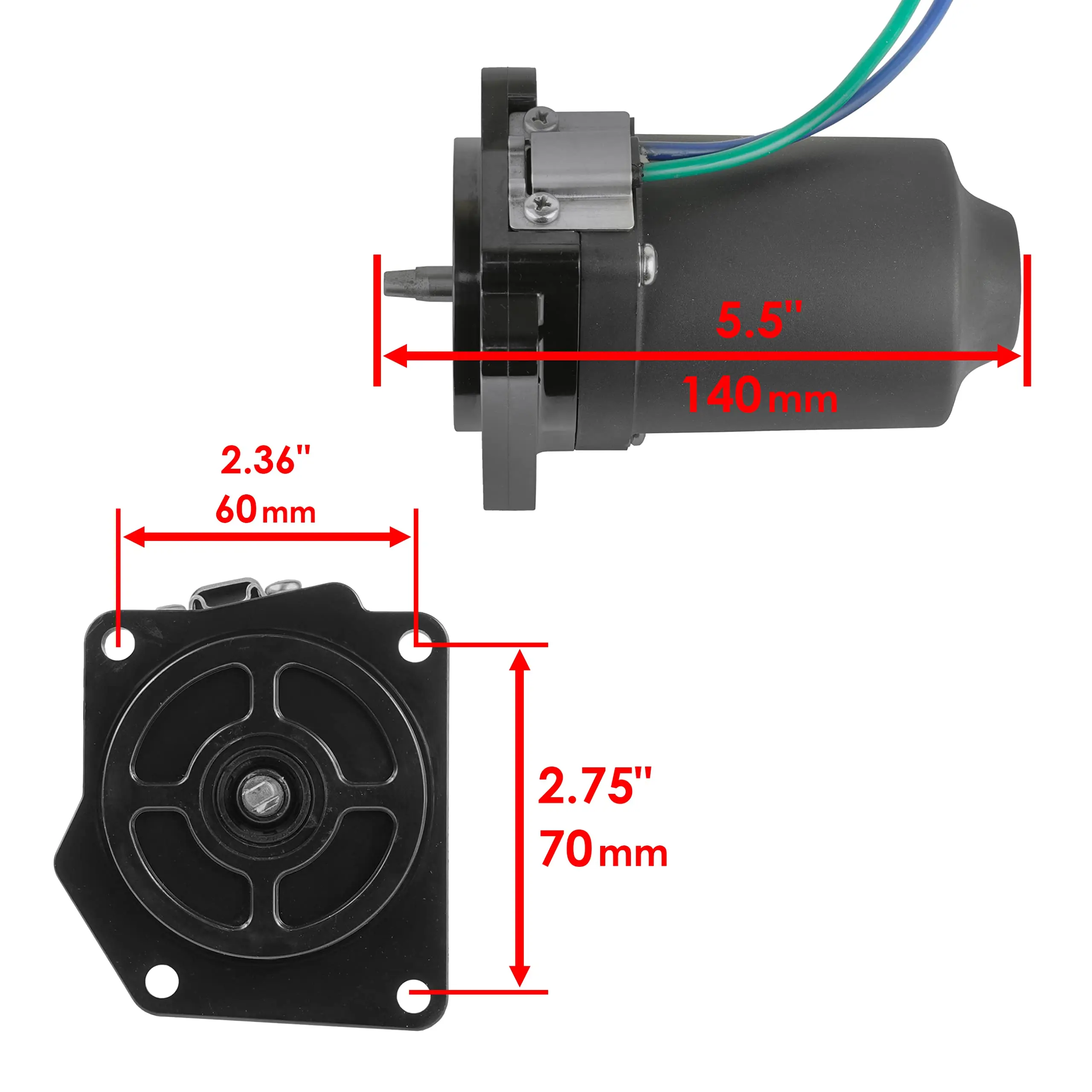 6D8-43880 Trim Motor For Yamaha Outboard motor 4 Stroke F75 F80 F90 F100 6D8-43880-00 boat motor 6D8-43880-01