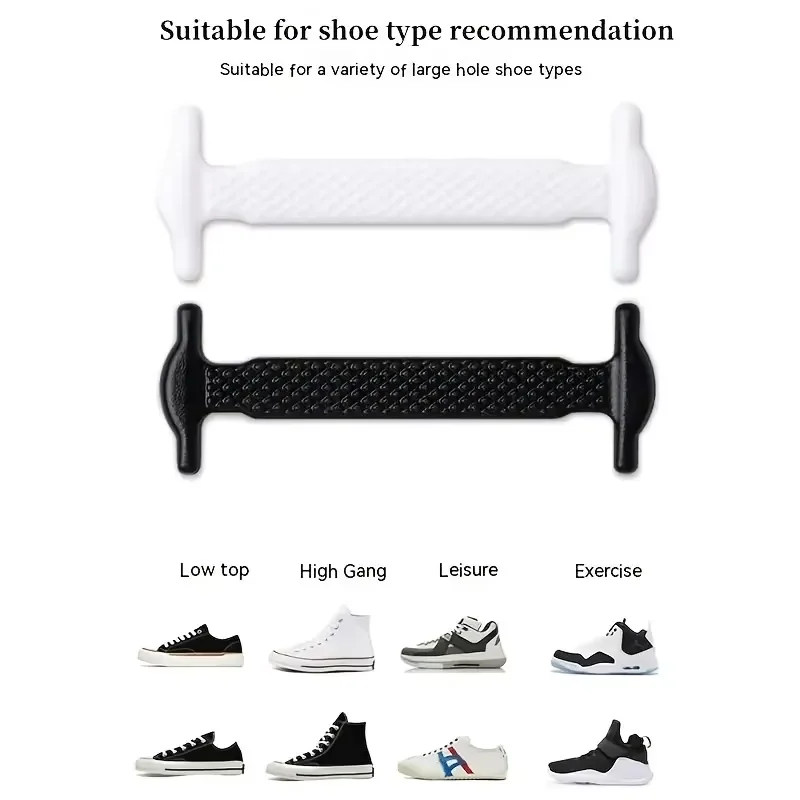 16 sztuk/opakowanie Elastyczne sznurówki silikonowe bez wiązania - Wygodne, rozciągliwe i elastyczne sznurówki do sneakersów, butów codziennych i butów sportowych. — zdjęcie 3