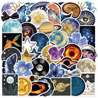 10/50pcs Universe Planet Art Aesthetics Stickers DIY Phone Guitar Laptop Notebook Suitcase Cup Waterproof Sticker Kids Toys