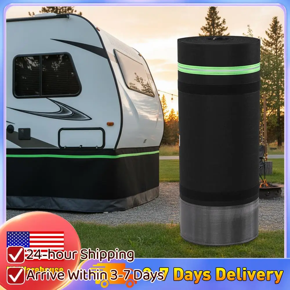 

Ветрозащитные юбки-накладки для прицепов, легкая установка, водонепроницаемые, 39.37ftx85.3ft, для садов, улицы, путешествий и использования на участке