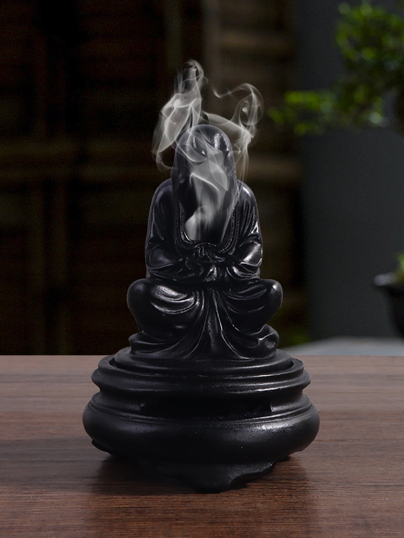 Creative Resin No-Face Incense Burner Ornament, Home Decoration, Office Supply, Living Room, Study