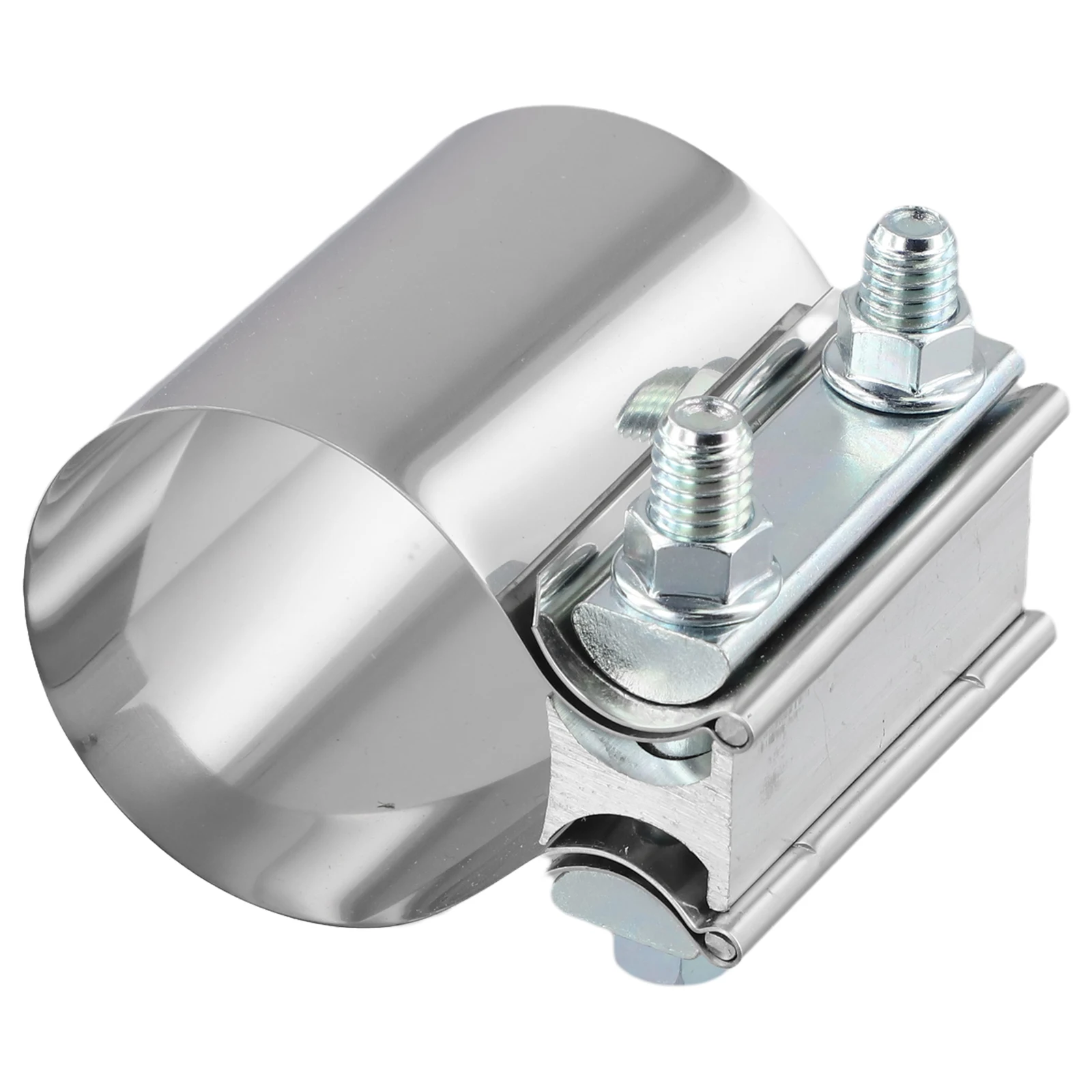 สแตนเลสสตีลท่อไอเสียแบบปรับได้ Connector Sleeve Clamp สําหรับการเชื่อมต่อท่อไอเสียรถยนต์พร้อมขนาดที่ปรับแต่งได้