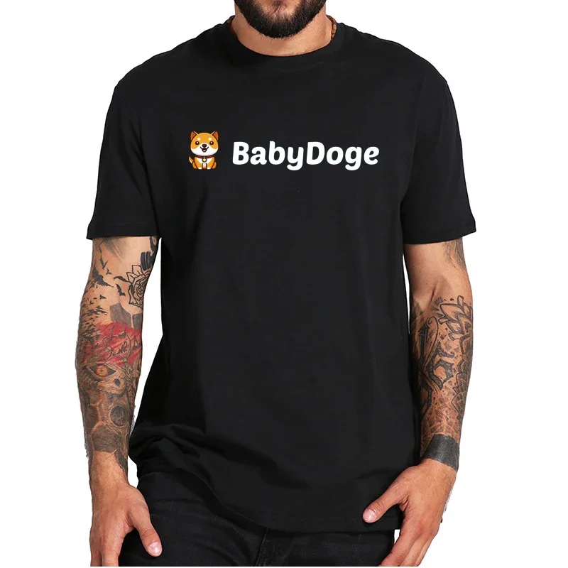 vintage Summer Baby Doge T-shirt Cryptocurrency BabyDoge Crypto Coin Lovers Funny Tshirt Cotton Summer Casual Soft Unisex TShirt