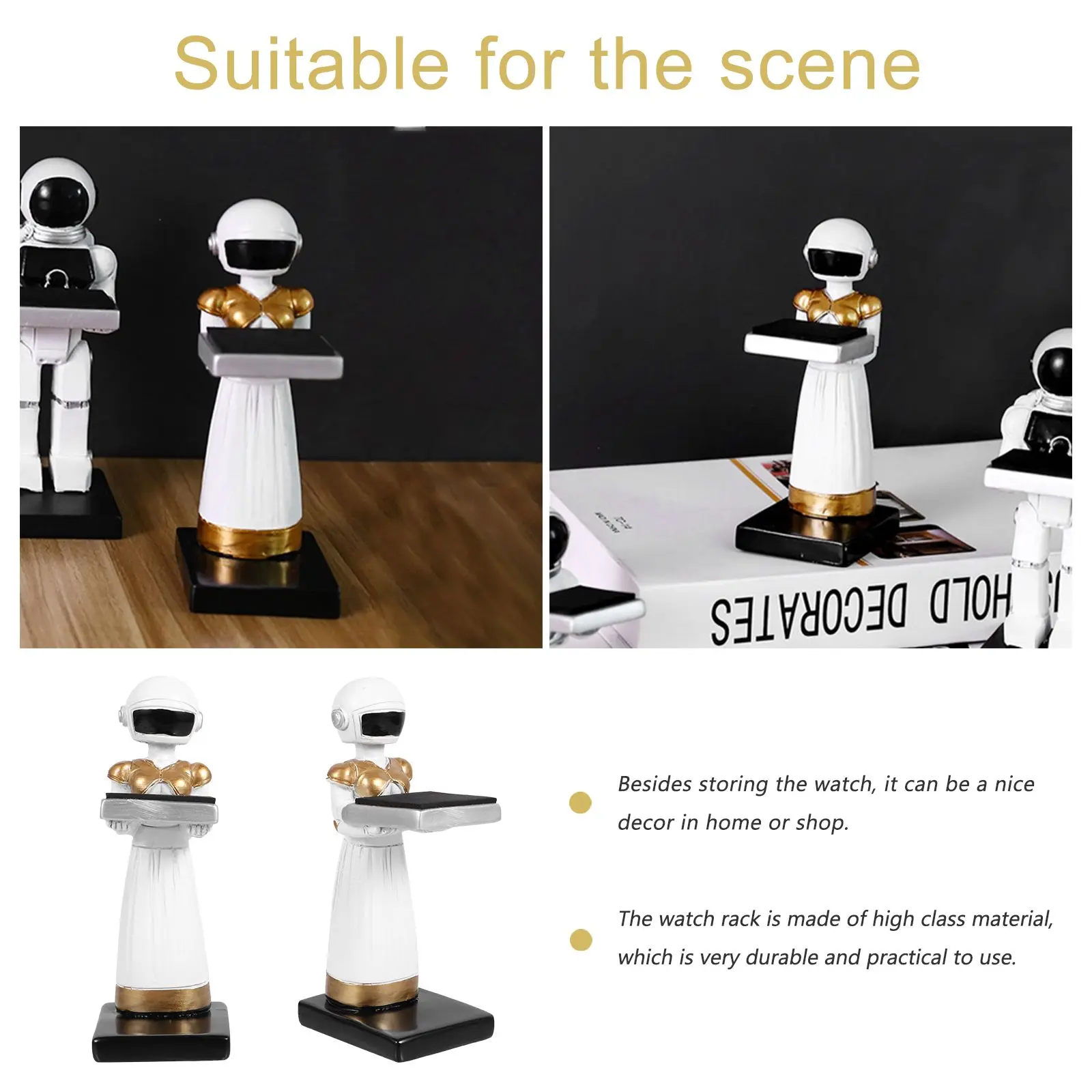 Watch Holder Rack Decorative Bracelet Store Stand Resin Wristwatch Display Complete Protection