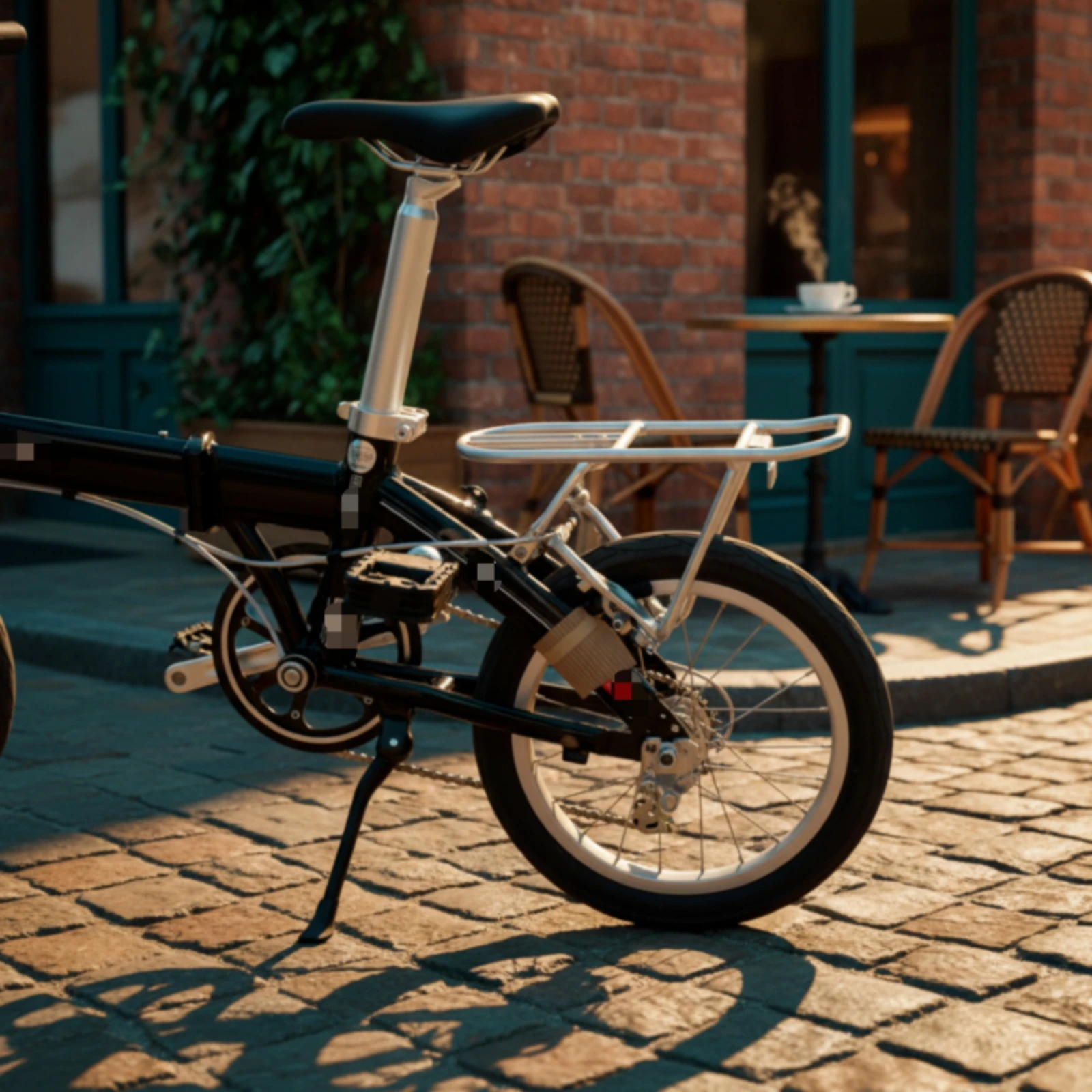 Cargo Rack Aluminum - Opvouwbare fietsendrager Compacte achterdrager met bevestigingsmateriaal