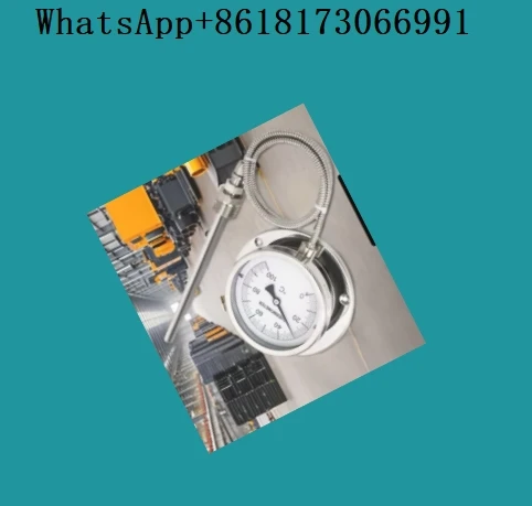 High quality stainless steel 0-650 degree insulation dial meter thermometer metal pressure capillary industrial water oil