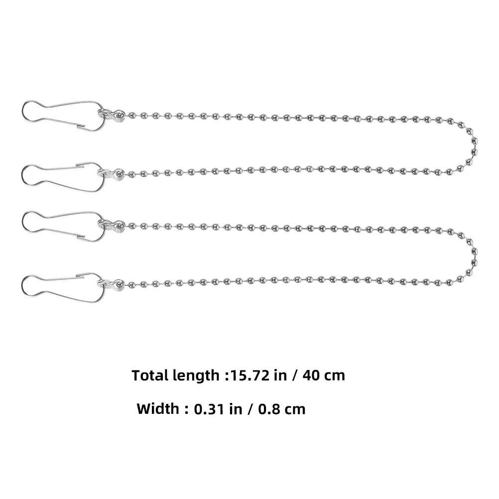 24Pcs Heavy Duty Metal Hanging Chain with Hooks for Signs Lanterns Plant Baskets Bird Feeders Outdoor Indoor Decor