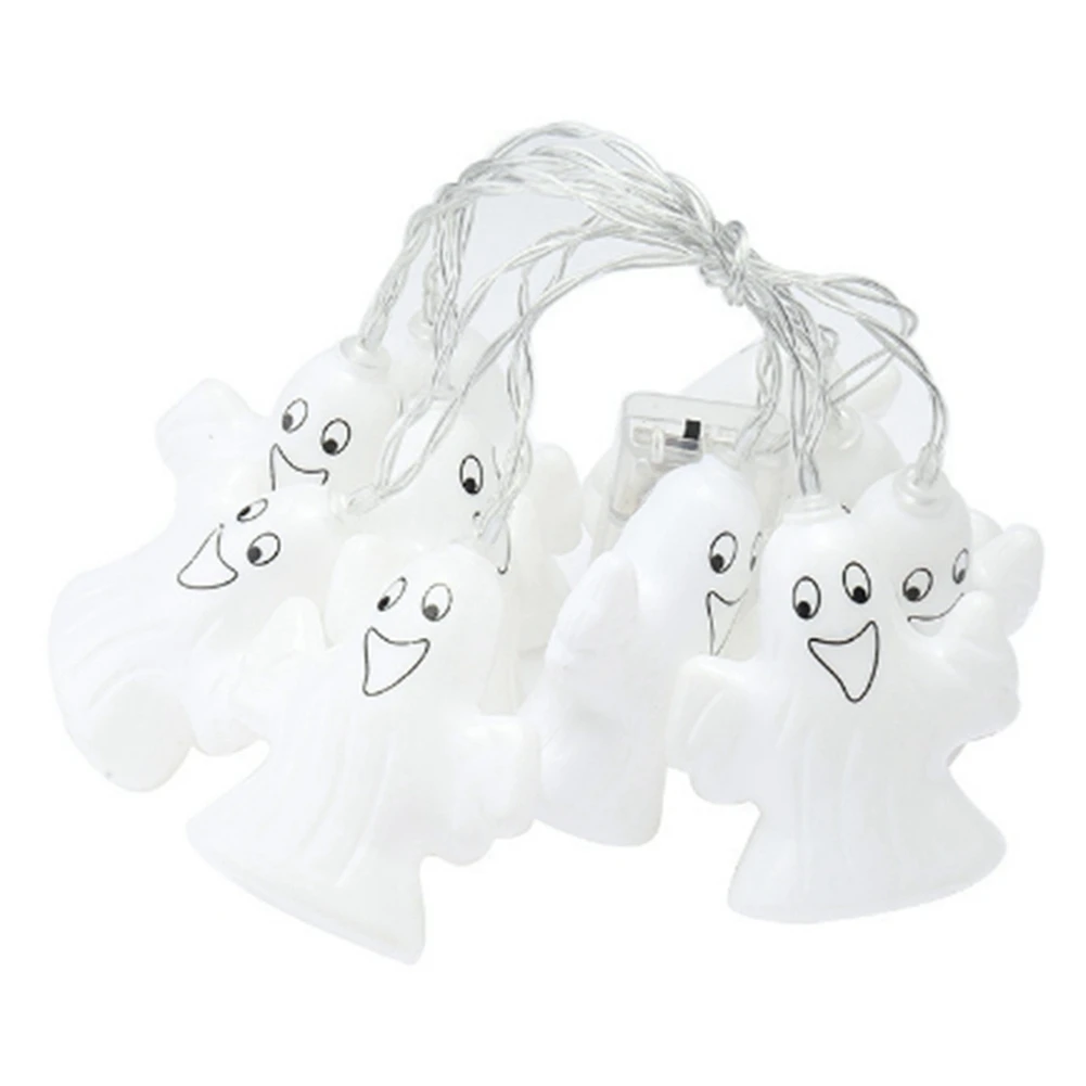 A71P هالوين سلسلة ضوء ضوء الليل شبح صغير ضوء الليل سلسلة صغيرة ضوء لجميع القديسين ديكور 1.5 متر + 10LED #1