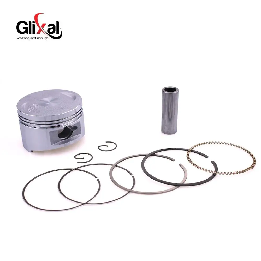 Glixal GY6 160cc 58.5mm zestaw tłoka pierścień tłokowy dla chiński motorower skuter ATV gokart UTV 157QMJ silnik