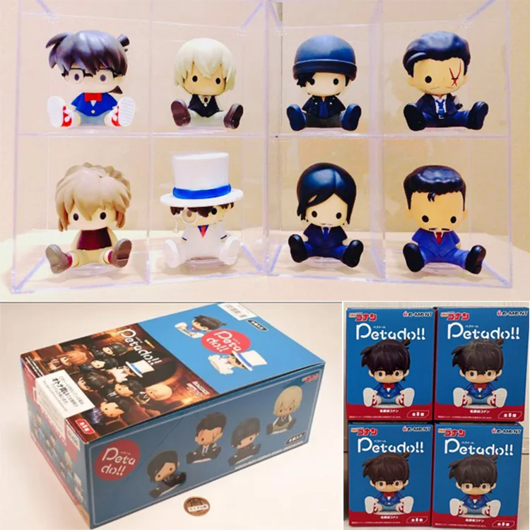 

Подлинная Re-ment кукла-пата детектива Конан Эдогава Конан Кудо Шиничи Кайто Мари Ран слепая коробка подарок на день рождения модные игрушки