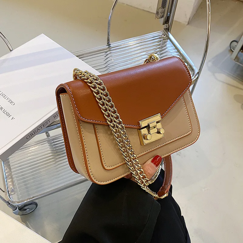 Designer Square Shoulder Bags for Women Luxury Chain Crossbody Bag Ins Fashion Patchwork Cloud Bag Female Purse Ladies Handbags