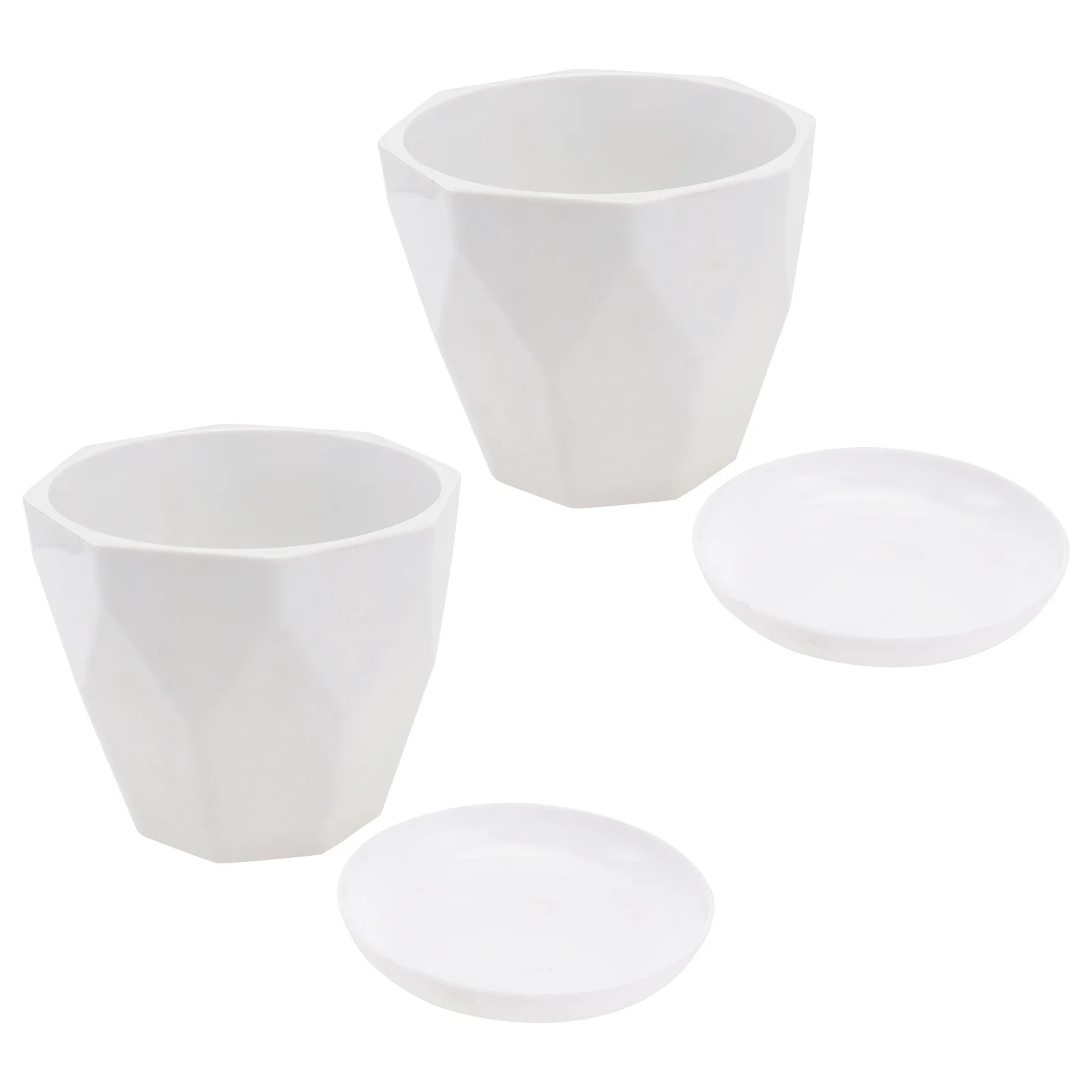 

2 set Root Controlling Flowerpot Thickened Plastic Breathable Planting Pot For Succulent Bonsai Garden Household Simple