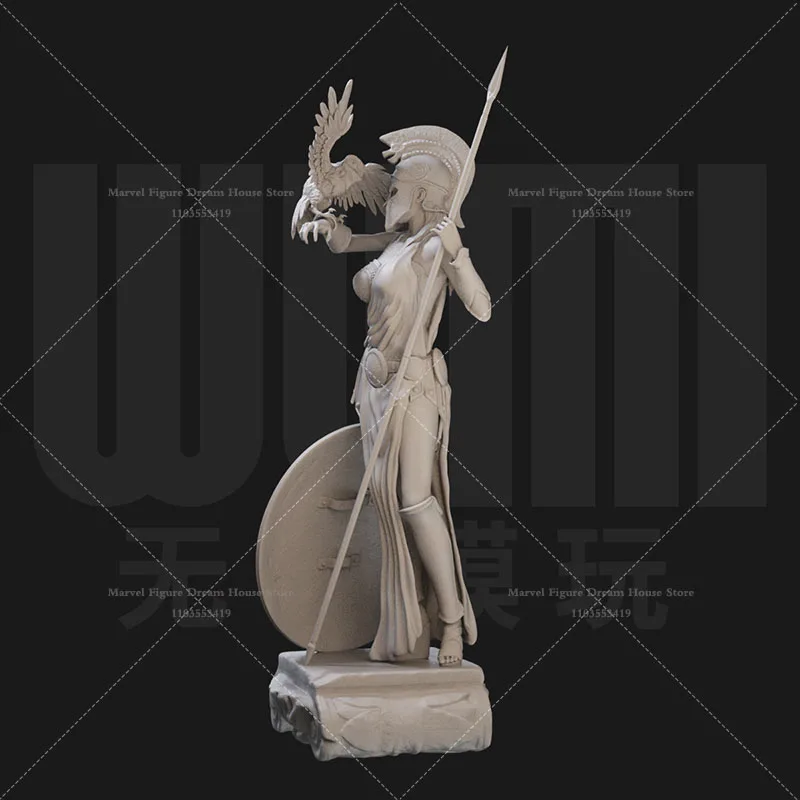 1/24 1/18 مقياس سلسلة الشخصيات الأصلية آلهة حرب الحكمة أثينا لتقوم بها بنفسك ذاتية التجميع GK ثلاثية الأبعاد الراتنج غير معقولة دمية أنثى