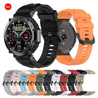 New Silicone Strap for Huami Amazfit T-Rex Ultra Smart Watch Sport Strap Bracelet for Amazfit T-Rex Ultra Replacement Watchband