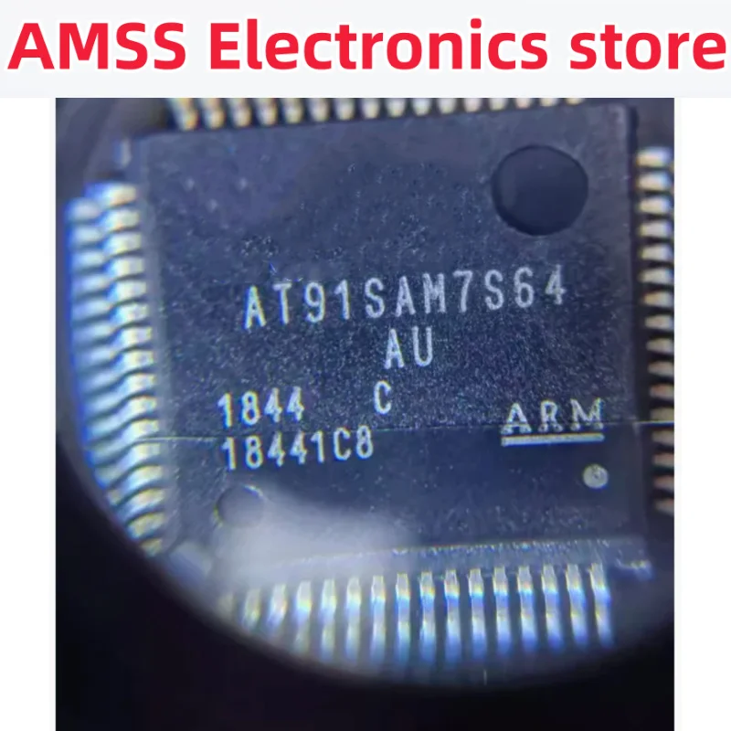 AMSS New AT91SAM7S64-AU AT91SAM7S128-AU QFP64 ARM Microcontroller