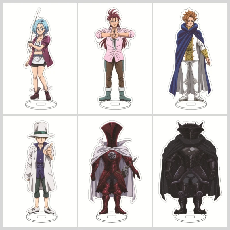 

Anime The Seven Deadly Sins Acrylic Stand Action Meliodas Diane Ban King Figure Toy Desktop Stand Model Toys Fans Gifts