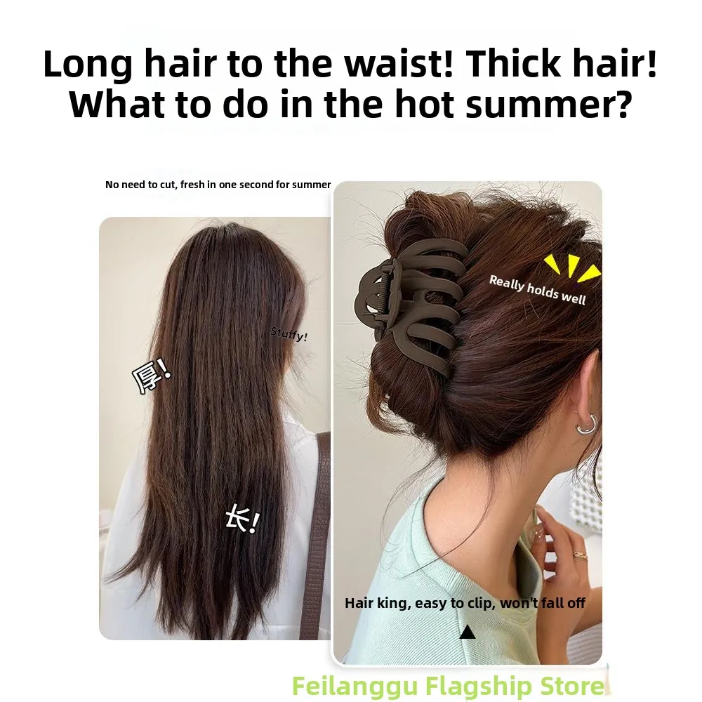 Jepit Rambut Ukuran Besar untuk Wanita, Aksesoris Rambut, Jepit Kepala, Jepit Rambut Modis, Merek Blue Valley