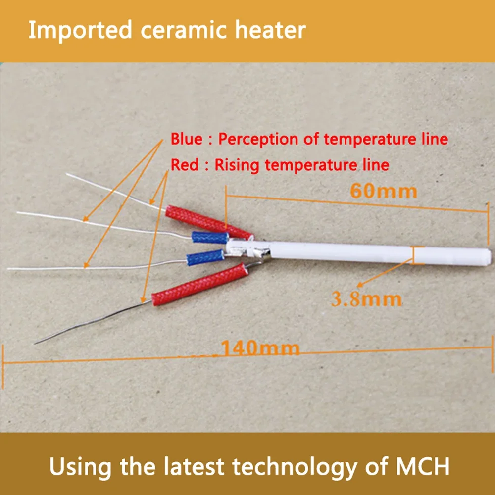 60W Heating Element A1326 A1316 Ceramic Heater For DS60 DS60S DS60T E60W C60W 936D Soldering Iron Heating Core Replacemen