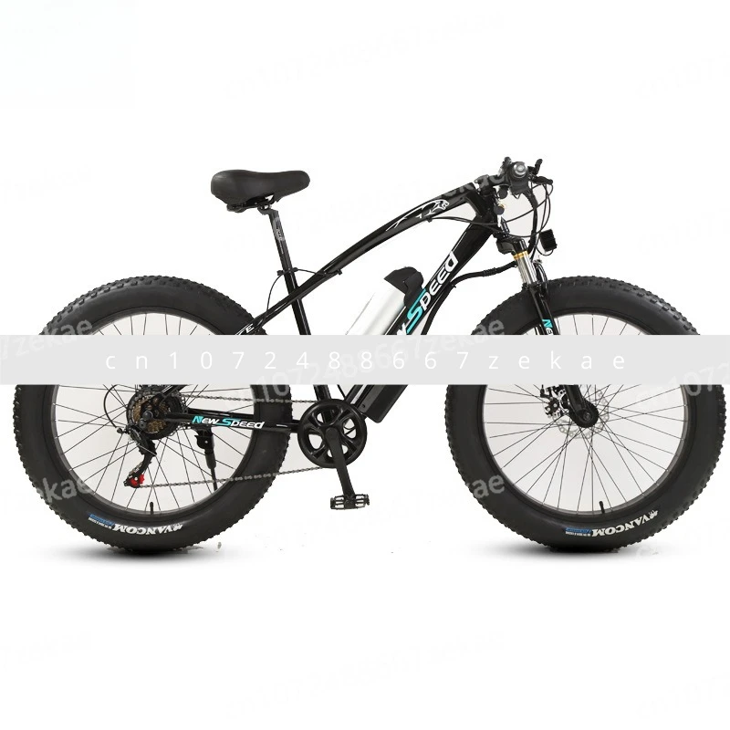 Export explosion 26 inch 4.0 fat tire snow mountain bike battery car shock absorption off-road electric vehicle