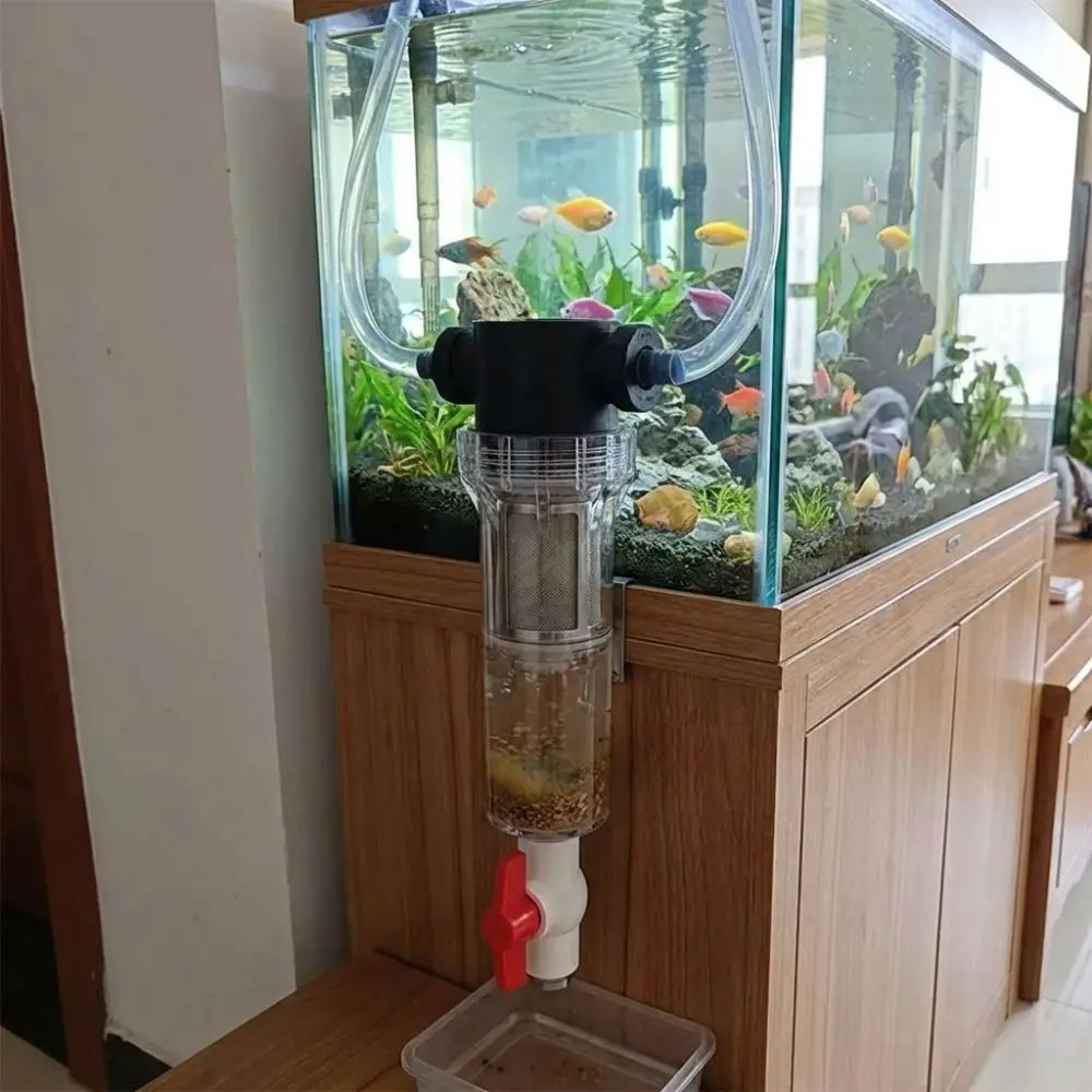 1/2 3/4 Innengewinde Aquarium Fäkalienabscheider Edelstahl Filtersieb Präzisionsfiltration Sediment-Wasserfilter – Detail 3