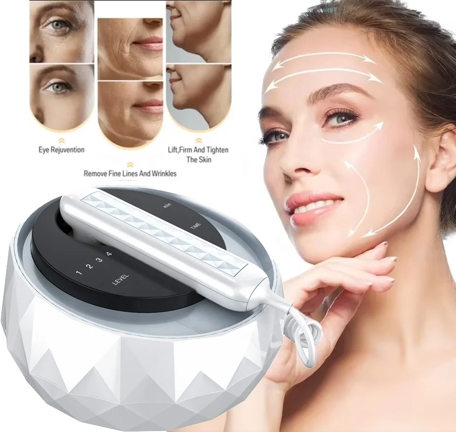 Przenośne wielopolowe urządzenie kosmetyczne do użytku domowego, ujędrnianie skóry, lifting twarzy z amerykańską wtyczką, funkcja masażu.
