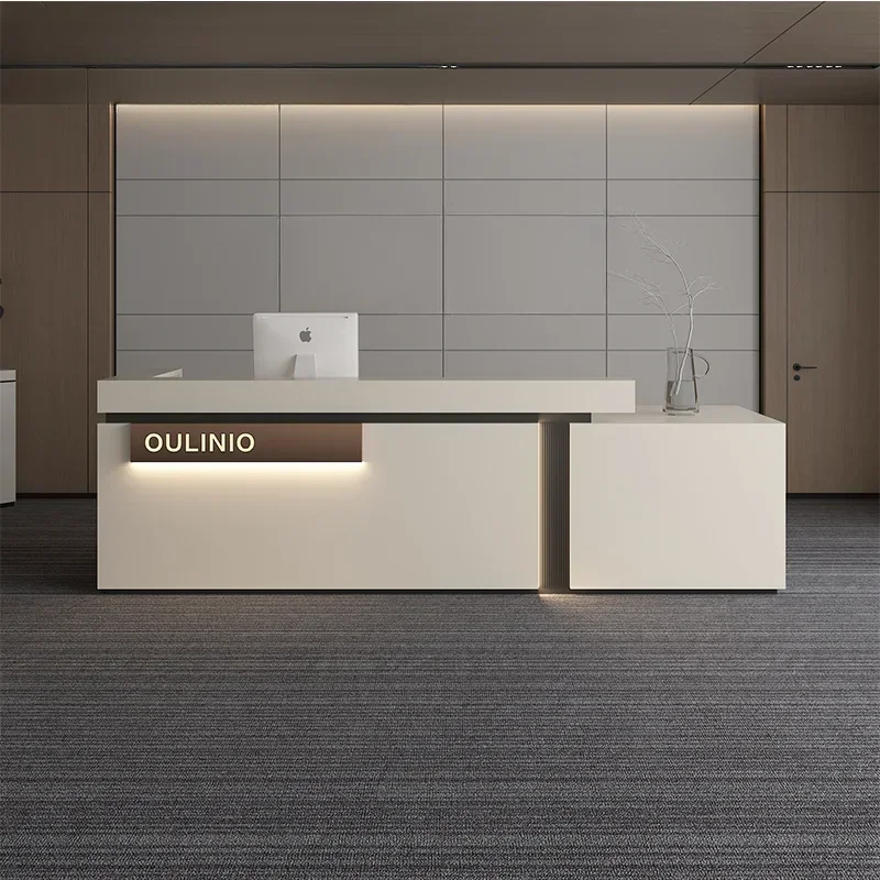 

Italian Style Clothing Shop Reception Desks Hotel Modern Simplicity Reception Desks Beauty Salon Office Furniture Recepce HBRD