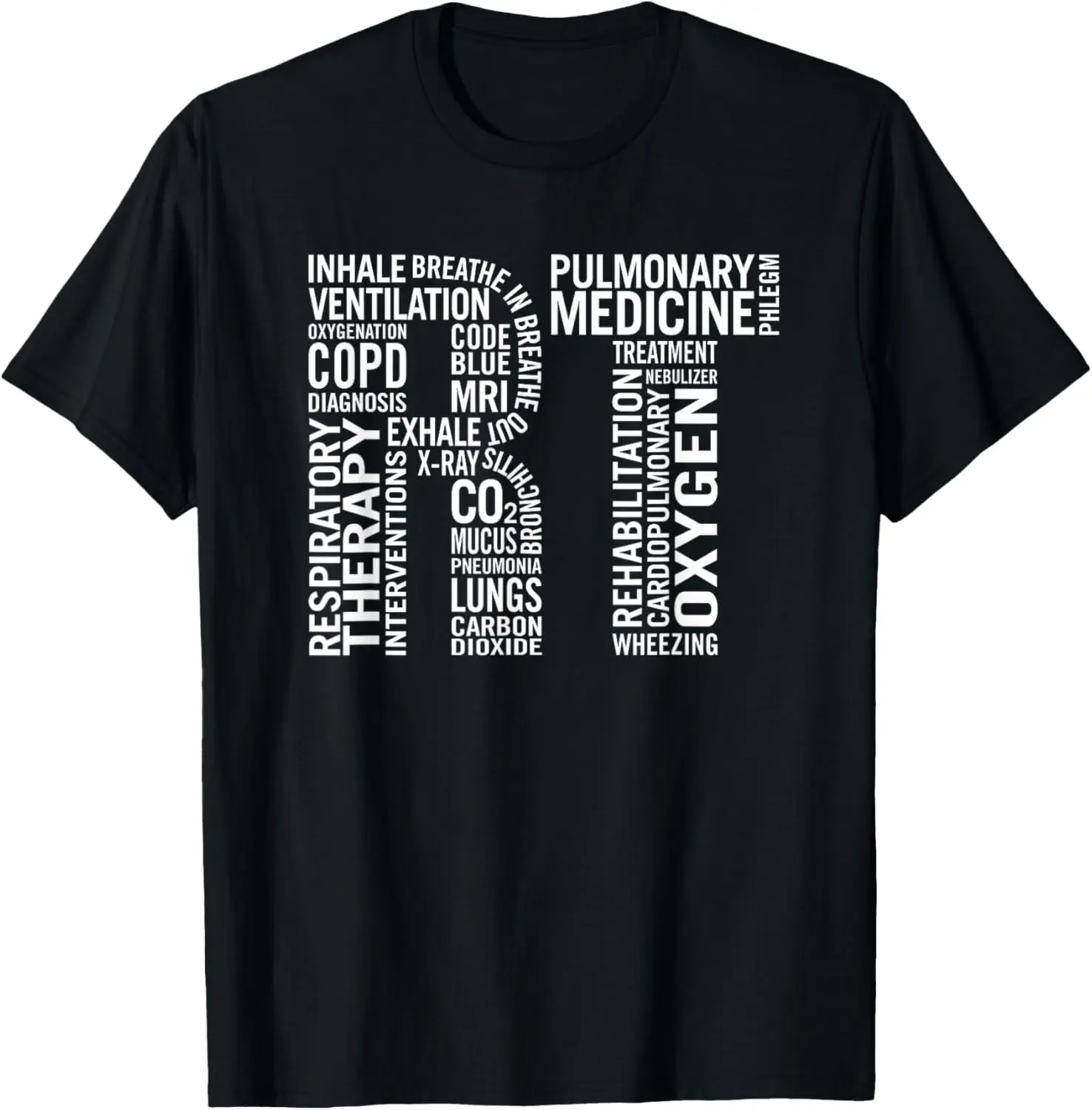 T-shirt de chemises de thérapeute respiratoire