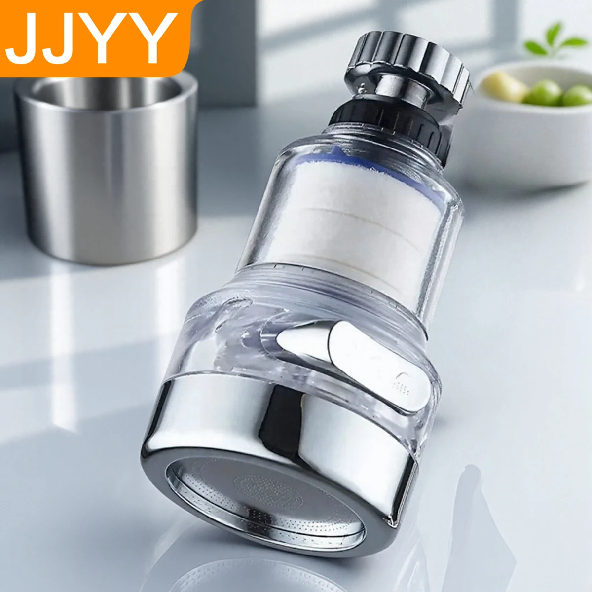 

Поворотная насадка для смесителя, распылитель, 360 градусов, домашний кран, душ, экономия воды, регулируемая 3 режима, насадка-фильтр