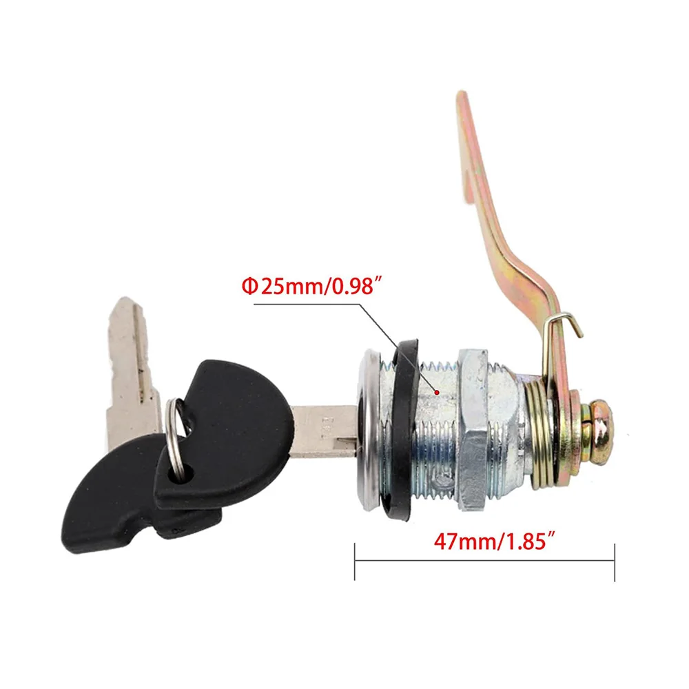 Electric bike trunk lock, lightweight motorcycle accessory suitable for electric motorcycle storage box, motorcycle trunk lock