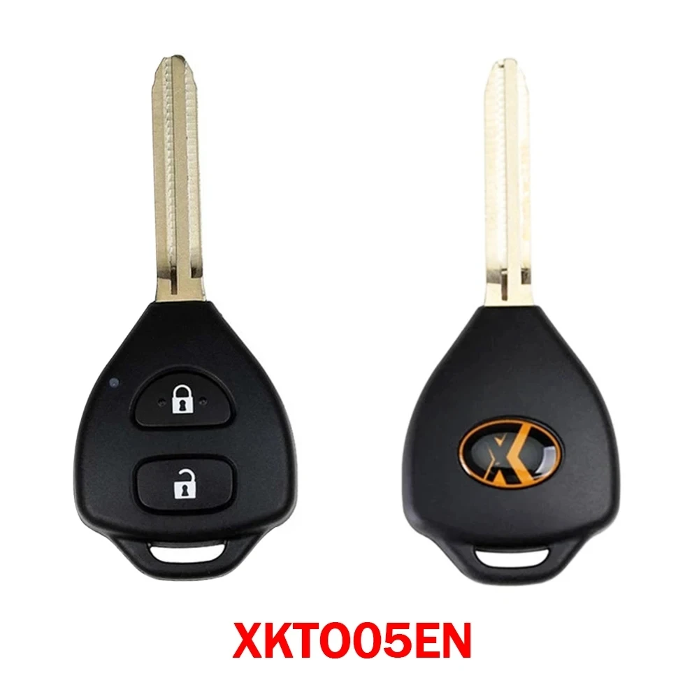 กุญแจรถรีโมท VVDI2อเนกประสงค์2ชิ้นสำหรับ Toyota VDI MINI TOOL MAX XKTO02EN/XKTO03EN/XKTO04EN/XKTO05EN