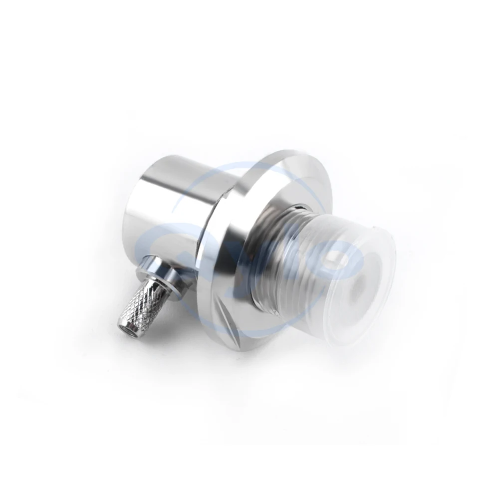 UHF-KW-1.5 Female Elbow Connector SL16 Two-Way Radio GPS Positioning Connector Soldered Crimp Joint (1 pcs)