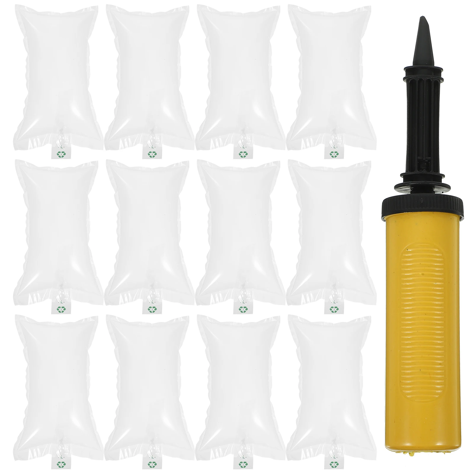 

1 set Air Cushion Inflatable Bags 15x25cm Random Color Pump Packing PE Film Resistant Waterproof Anti Crash Shipping